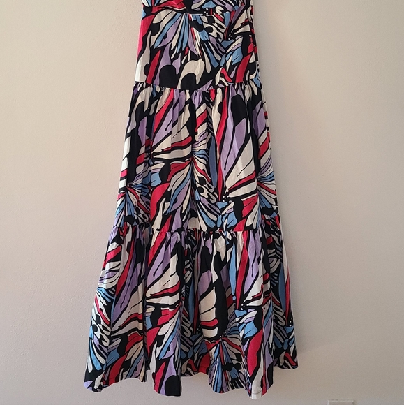Anthropologie Maeve One Shoulder Maxi Dress - Picture 5 of 8